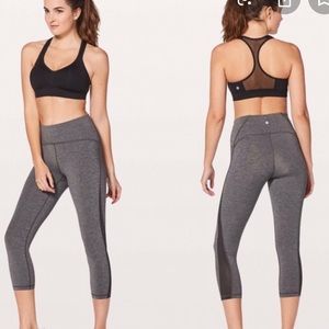 Lululemon Black Padded Sport Bra Molded Cups With